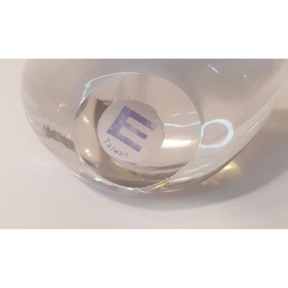 Vintage Art Glass Swan Clear Crystal Bird Figurine Figure Sculpture 8" - Picture 5 of 10